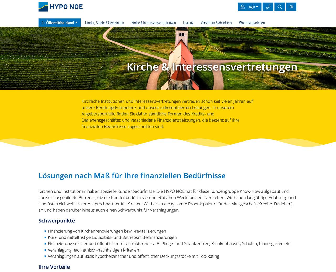 Mockup der Website hyponoe.at
