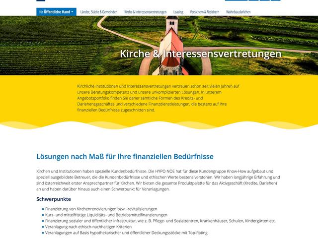 Mockup der Website hyponoe.at