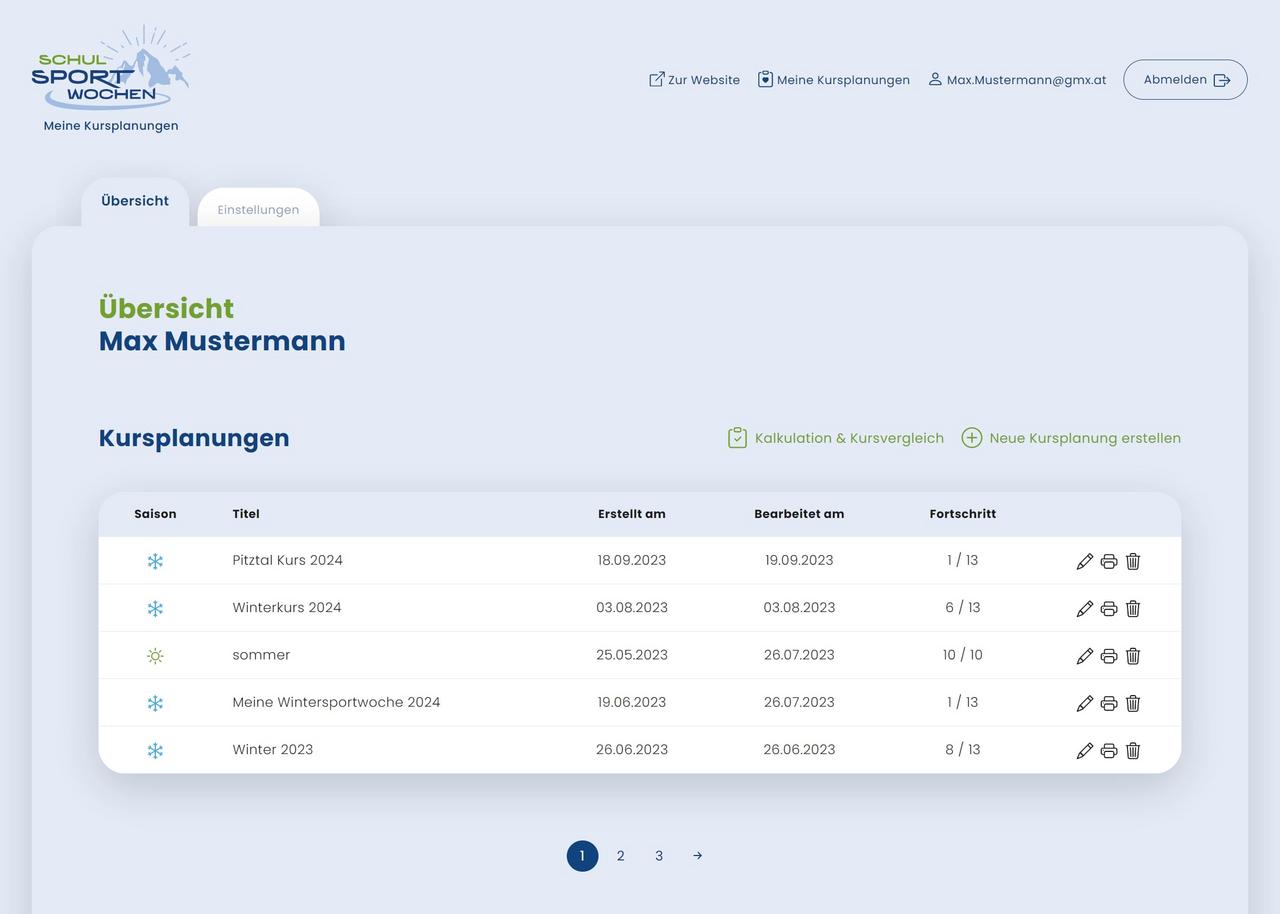 Bild 1 von 6 – Album Sportwochen.org, die Plattform zur Organisation…