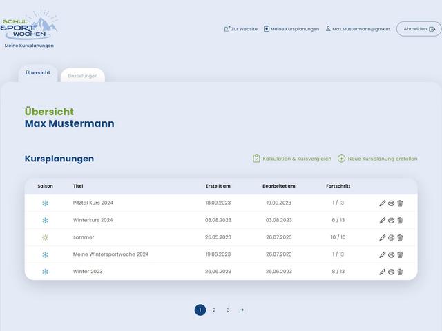 Bild 1 von 6 – Album Sportwochen.org, die Plattform zur Organisation…
