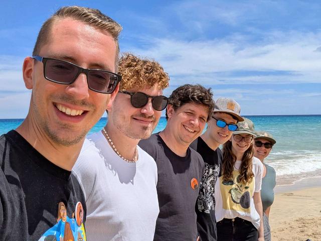 Teamfoto vom TYPO3 Surfcamp