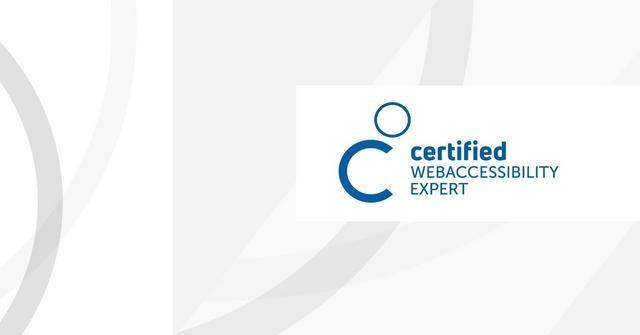 Logo der WebAccessibility Expert Zertifizierung