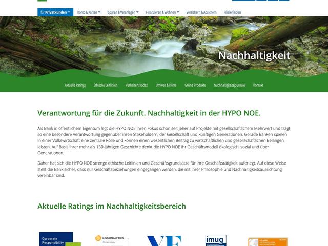 Mockup der Website hyponoe.at