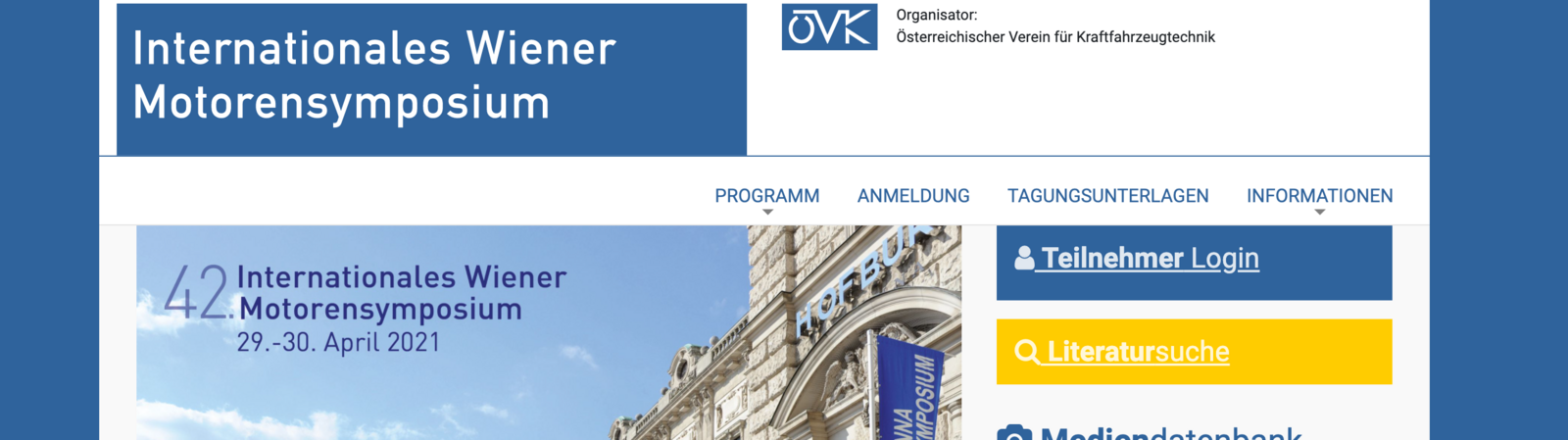 Screenshot der Website https://wiener-motorensymposium.at/